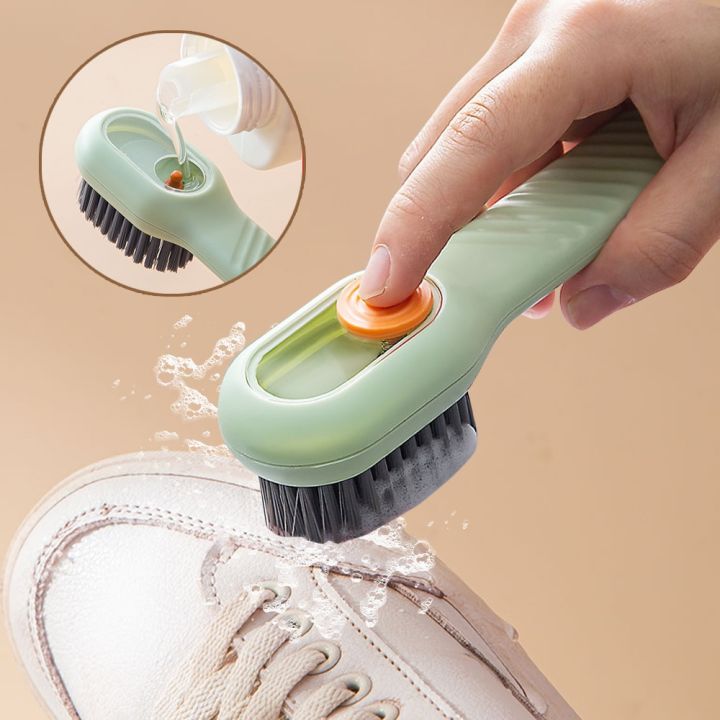 1pc Multifunctional Cleaning Brush Soft Brush Hair Liquid Filling