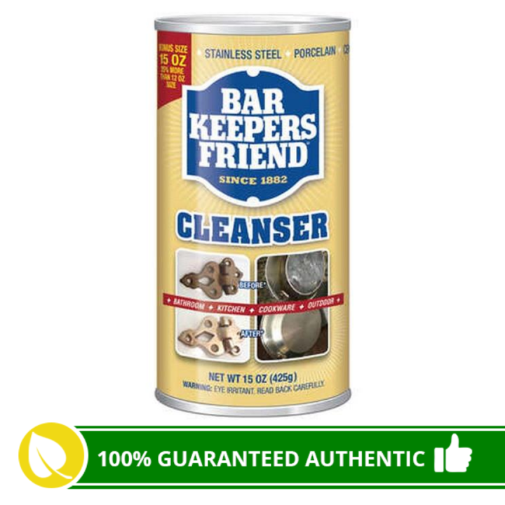 Bar Keepers Friend Stainless Steel Cleaner & Polish, Powder, 425g