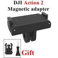 DJI Action 2 Magnetic Adapter Mount 14 Interface Mount cket Ball Head For DJI Osmo Action 2 Sports Camera Accessories