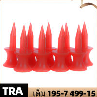 TRA 50 PCS RED Golf TEE Sport double-Deck Golf Ball Tees 31mm