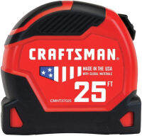 CRAFTSMAN Tape Measure, PRO-11, 25-Foot (CMHT37525)