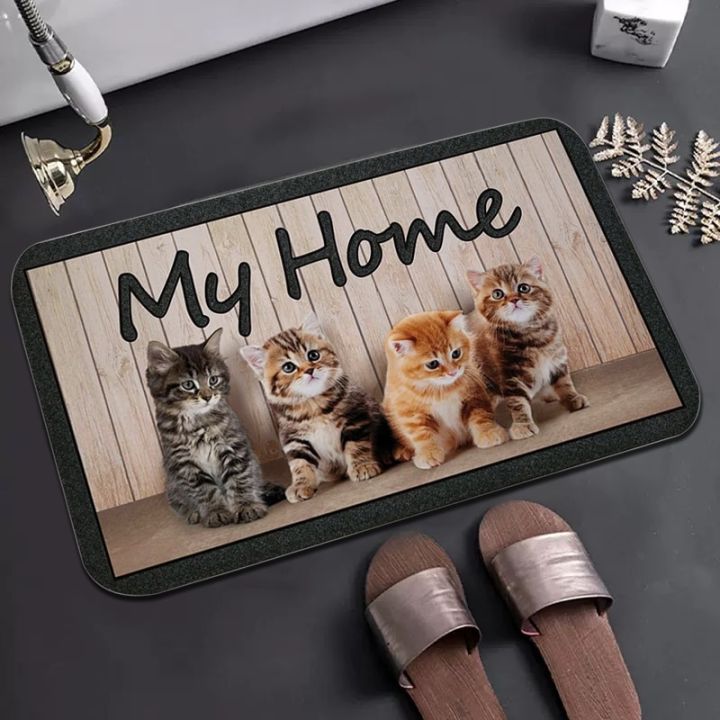 welcome-cat-entrance-door-mat-non-slip-kitchen-mat-balcony-decoration-rugs-living-room-bedroom-mats-doormats-home-prayer-rug