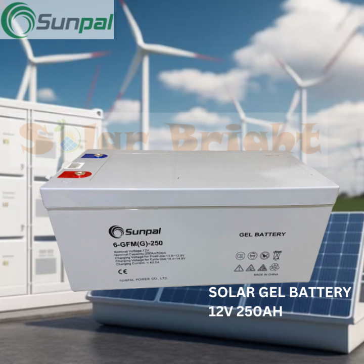 Sunpal Solar Deep Cycle Gel Battery V Ah C Rate Maintenance Free Lazada Ph