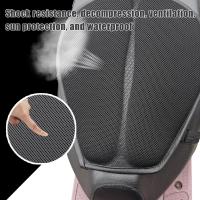 Motorcycle Seat Sun Cushion Cover Universal 3D Mesh Fabric Shockproof Breathable Cushion Motorbike Protection Waterproof Seat