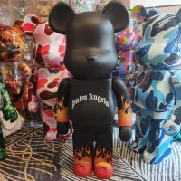 {ขายดี} Bearbrick Violent Bear Macau Limited บล็อกตัวต่อ รูปเปลวไฟ หมี กล่องปริศนา สําหรับตกแต่งบ้าน 1,000% HRKO