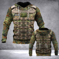 GERMAN ARMY Soldier Uniform Army Clothes 3D Printed Hoodie Man Zipper Pullover Sweatshirt Hooded Jersey Streetwear Tracksuits-4