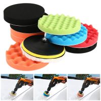 9-12Pcs/Set 5 6 7 Inch Car Waxing Polishing Buffing Sponge Pads Kit with Hook Loop Backing Pad Wool Wheel Disc Foam Polisher