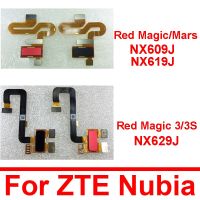 เซ็นเซอร์ลายนิ้วมือปุ่มสายดิ้นสําหรับ ZTE Nubia Red Magic NX609J Mars NX619J 3S 3 NX629J Home Key Return Flex Ribbon Parts