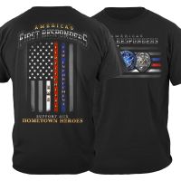 First Responder Usa Flag Of Honor Patriotic T Shirt 100% Cotton O Neck Summer Short Sleeve Casual Mens T Shirt Size S 3Xl| | - Aliexpress