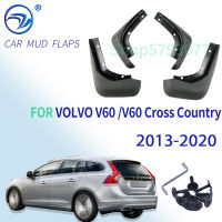 ชุดรถ Mud Flaps สำหรับ VOLVO V60 V60 Cross Country 2013-2020 14 15 16 17 18 19 Mudflaps Splash Guards Mud Flap Mudguards Fender