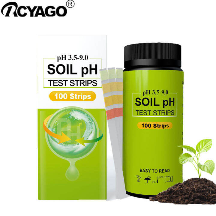 rcyago-ใหม่100แถบดิน-ph-ทดสอบกระดาษ3-5-9-0ความแม่นยำสูงดิน-ph-เมตรแถบสำหรับสวนฟาร์มกระถาง