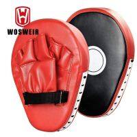 【LZ】☜►▪  WOSWEIR 1 Par Luvas De Boxe Chute Pad Punch Alvo Saco Homens MMA PU Karate Muay Thai Luta Livre Sanda Treinamento Crianças Equipamento