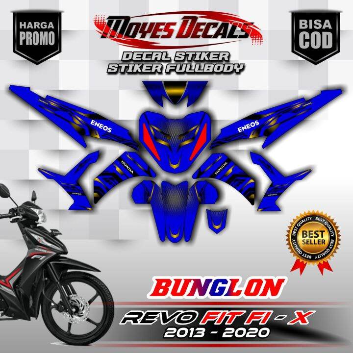 Bisa Cod Bayar Di Tempat Terbaru Decal Stiker Honda Revo Fit Fi Full Body Decal