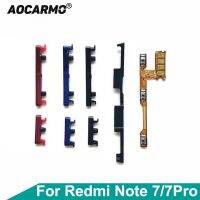 Aocarmo เหมาะสำหรับ Xiaomi Redmi Note 7 / 7 Pro 7Pro ปุ่มเปิด/ปิดไอโฟนเปิด/ปิดหัวเข็มขัดปรับระดับเสียงตัวใส่น็อต Rion Flex