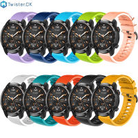 สายรัดข้อมือซิลิโคนสายนาฬิกาเปลี่ยนได้เหมาะสำหรับ Ticwatch Gtw Esim Wh11014 22มม.