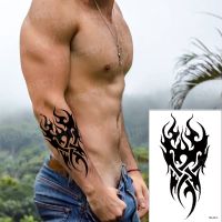 Totem tattoo Waterproof Temporary Tattoo men 39;s fire tatoo eagle lotus Mandala eye flame totem Water Transfer Fake tatto for man