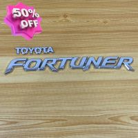 โลโก้ ติดฝาท้าย TOYOTA FORTUNER ( ชุด 2 ชิ้น ) #โลโก้รถ  #โลโก้รถยนต์  #สติ๊กเกอร์รถ #Logo  #โลโก้