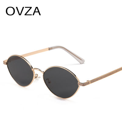 OVZA แฟชั่นแว่นตากันแดดรูปไข่หญิงแว่นตาขนาดเล็กชายสไตล์พังก์ S6078