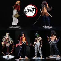 Figur อนิเมะ Demon Slayer 28CM Tokoh Si Douma Hashibira Inosuke Kokushibo Tsugikuni Yorichi Di Giyuutarou