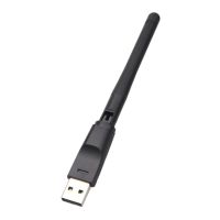 การ์ดเครือข่ายไร้สาย WiFi Ralink USB MT7601 150Mbps 2.4GHz 802.11n อะแดปเตอร์ LAN พร้อมเสาอากาศหมุนได้