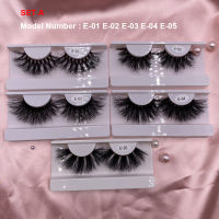 25mm Mink Lashes Fluffy 1020304050Pairs Real Mink Lashes WithTray And Boxes Long Messy Eyelashes Mink Lashes Wholesale