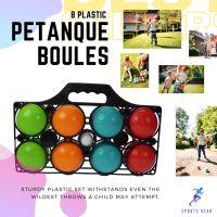 GEOLOGIC ลูกเปตองของแท้ ลูกเปตอง เปตอง ลูกเปตองพลาสติก 8 ลูก ( 8 Plastic Petanque Boules )