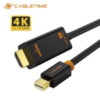 ธันเดอร์โบลต์จอแสดงผลความละเอียด HD แบบมีสายไปยังสาย HDMI Mini DP 1080P สำหรับ C054แล็ปทอปแมคบุ๊ค TV