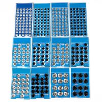 【CW】 12 50Pcs/lot Metal Buttons Fasteners Press Stud Sewing Accessories Scrapbooking