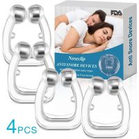 【JH】 Silicone Anti Snore Clip Stop Snoring Device Aid Sleeping Stopper with