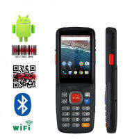 เครื่องเก็บข้อมูล PDA ขั้วมือจับ Android 9 PDA Wifi 4G บลูทูธเครื่องอ่านโค้ดบาร์ PDF417 QR หน้าจอสัมผัสเทอร์มินัล PDA