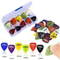 30Pcs/Set Guitar Picks Electric Guitar Pick Acoustic Music Picks Plectrum 0.58/0.71/0.81/0.96/1.20/1.50mm Guitar Accessories Guitar Bass Accessories