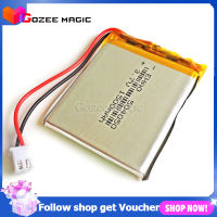 JST 2.54mm 3.7V 1500mAh Lipo li-Polymer แบตเตอรี่สำหรับโทรศัพท์มือถือกล้อง GPS 504050