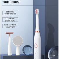 Qi Bang Sonic Electric Toothbrush Cleaning Electric Toothbrush Portable USB Rechargeable Adult Quick Charge Type Ultrasonic Vibration Electric Toothbrush Xiaomi Millet Oral-b The Same Toothbrush Head