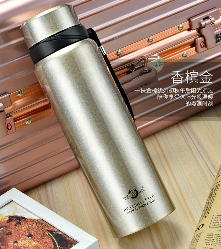 Stainless Steel Heavy-Duty Thermos Vacuum Bottle - Flask - 1000 ml - H –  Kalamala