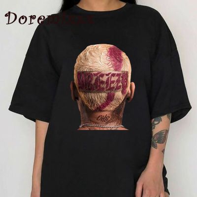 Chris Brown Graphic Tshirt Mans T-shirt Hip Hop Vintage Clothes Cotton Men Short Sleeve Black T Shirt 90s Unisex Streetwear Top