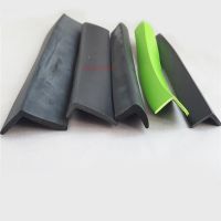 1 Meter L-shaped rubber edge strip glass door sealing strip V-shaped strip edge guard edge trim weatherstrip sound insulator