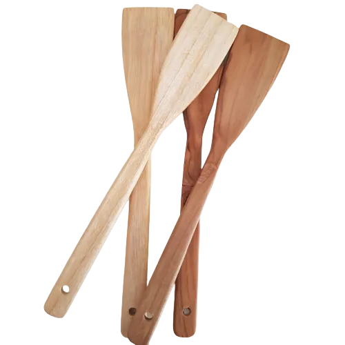 Spatula Kayu Jati Panjang Ujung Datar Lazada Indonesia