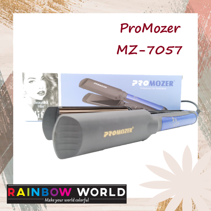 Ready Stock] [RAYA SALES] [ProMozer] Professional Hair Straightener Zig Zag  Machine Flat Iron for Hair Styling Curling Iron hair curler for All Hair  Types 4 Heat Control Temperature Tourmaline Ceramic Tourmaline Curling