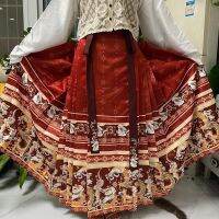 COD IOED95 Ma3 mian4 skirt Ming of China wind student daily fairy elegant hanfu femal Horse Face Made Chinese Style Super Non-Vintage Clothes Female 9.24