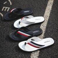 Flip Flops Men 2021 Summer Leather Slippers Outdoor Casual Male Breathable Sandals Fashion Lightweight Beach Big Size Flat Shoes