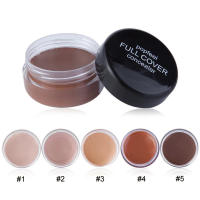 5สี Face คอนซีลเลอร์ครีมแต่งหน้า Acne Blemish Cover Contour Corretive Foundation Full Cover Base ซ่อน Dark Spot Maquiagem