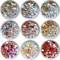 Mixed Shape Nail Art Rhinestone Flat Back Multi Ccolor High Quality Crystal Stone 3D Fingernail DIY Decoration Accessories