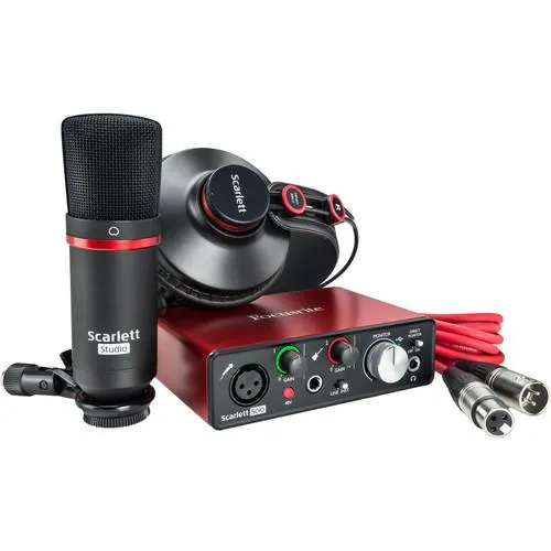 Trả góp 0%]Bộ Kit thu âm Focusrite Scarlett Solo Studio Pack (2nd  Generation) 