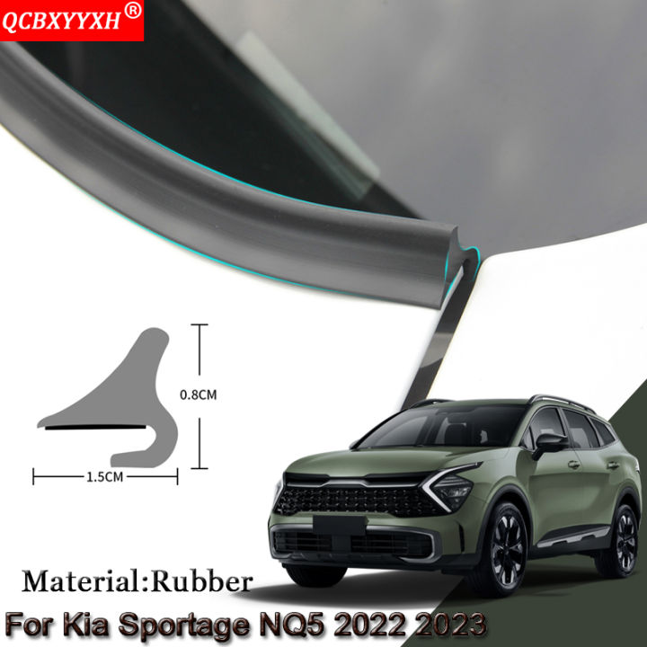 แถบซีลรถ-windshied-สปอยเลอร์ฟิลเลอร์ปกป้องขอบ-weatherstrip-แถบสติ๊กเกอร์อุปกรณ์รถยนต์สำหรับ-kia-sportage-nq5-2022-2023