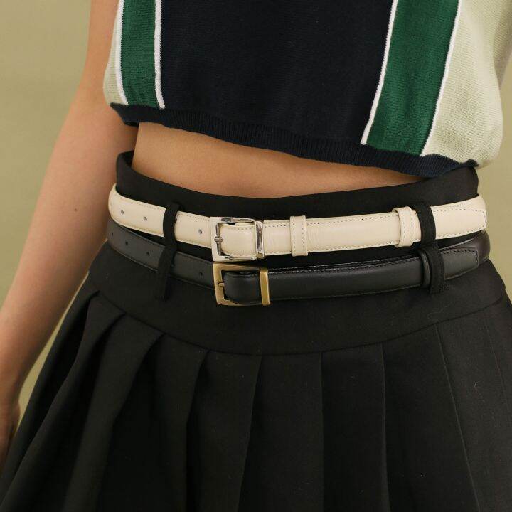 tres-เข็มขัดหนังแท้รุ่น2-signature-leather-belt-ver-2-tres-made