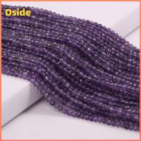 OSIDE 165 PCS กลมกลมๆ ลูกปัดคริสตัลอเมทิสต์ คริสตัลคริสตัลคริสตัล 2mm ครับ ลูกปัดกลมเหลี่ยมเพชรพลอย ทำเครื่องประดับ DIY แอเมทิสต์ ลูกปัดคริสตัล2มม. กำไลข้อมือสร้อยข้อมือ