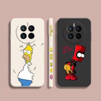 เคสเคสโทรศัพท์สำหรับ Huawei MATE 10 20 20X 30 40 50 P20,P40 P50 P60 PRO PLUS เคสฝาครอบเคสรองรับซิมป์สันที่น่ารัก