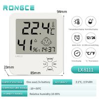 เครื่องวัดความชื้นเทอร์โมมิเตอร์มินิอิเล็กทรอนิกส์ Lcd นาฬิกาบอกความชื้นบอกอุณหภูมิดิจิตอลในร่มพร้อมขาตั้ง Pengukur Kelembaban เครื่องวัดความชื้น