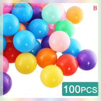 zhangfuzhi 100/200PCS ลูกพลาสติกที่มีสีสัน PIT balls Crush PROOF Ocean Ball เกมของเล่นเด็ก