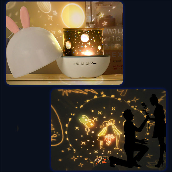 led-music-projector-night-light-chargeable-rabbit-ear-rotate-projection-led-lamp-colorful-flashing-baby-sleep-lighting-lamp